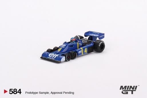 Mini GT Tyrrell P34 4 Patrick Depailler 1976 Swedish GP 2nd Place