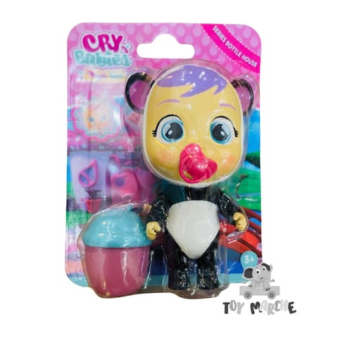 Cry Babies Magic Tears Series Bottle House - Panda