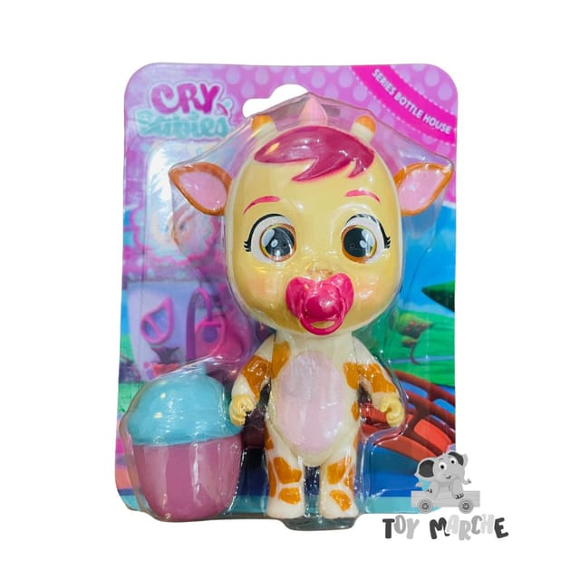 Cry Babies Magic Tears Series Bottle House Giraffe