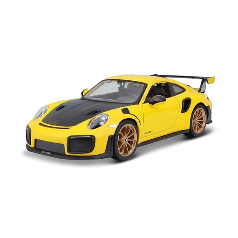Maisto Diecast Porsche 911 GT2 RS Yellow 1:24