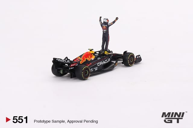 Mini GT Oracle Red Bull Racing RB18 11 Sergio Perez 2022 Monaco Prix