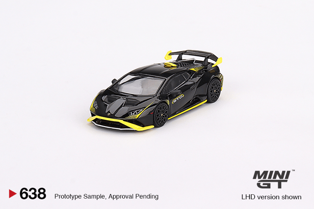 Mini GT Lamborghini Huracan STO Nero Noctis