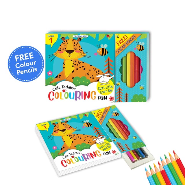 Dreamland Publications - Cute Toddlers Colouring Fun Book 1