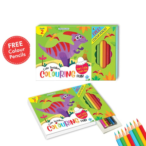 Dreamland Publications - Cute Toddlers Colouring Fun Book 2 for Kids