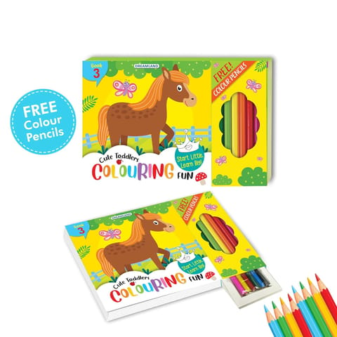 Dreamland Publications - Cute Toddlers Colouring Fun Book 3