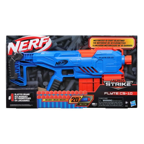 Hasbro Nerf Alpha Strike Flyte CS-10 Motorized 10-Dart Blasting