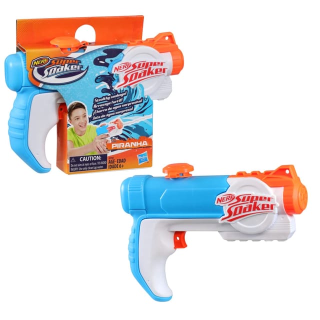 Hasbro Nerf Super Soaker Piranha Water Gun