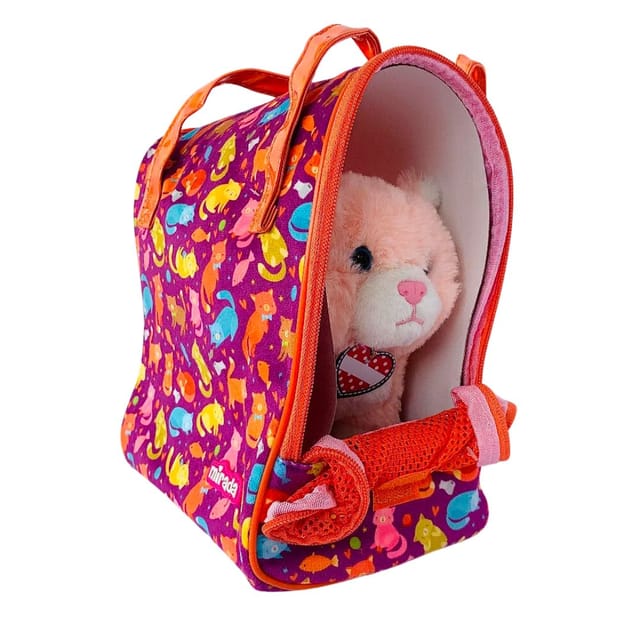 Mirada Pet In A Bag Pink Cat