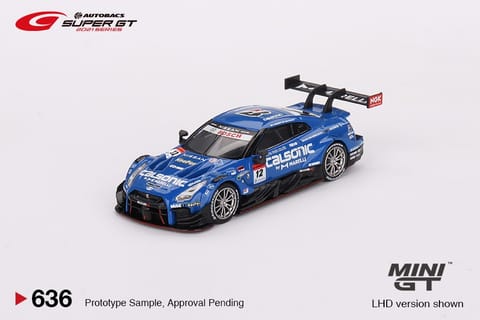 Mini GT Nissan GT-R Nismo GT500 #12 - Calsonic Impul GT-R Team Impul - 2021 Super GT Series