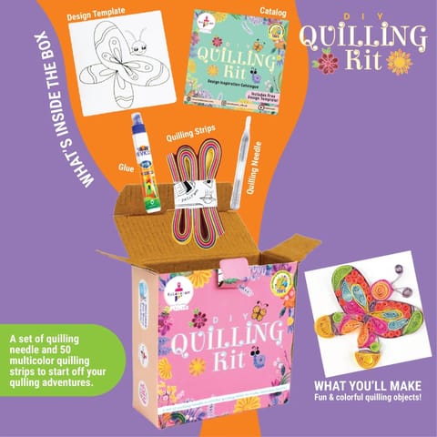 Kalakaram Minis Chippy Collection - DIY Quilling Kit