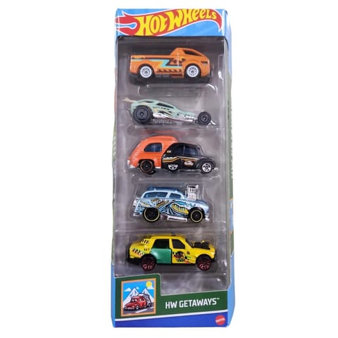 Hot Wheels 5 Car Pack - HW Getaways