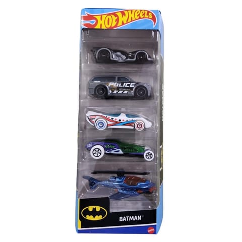 Hot Wheels 5 Car Pack - Batman