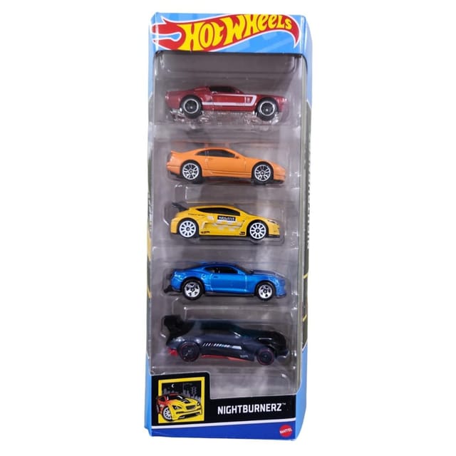 Hot Wheels 5 Car Pack - Nightburnerz