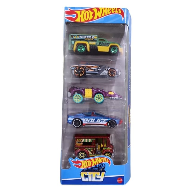 Hot Wheels 5 Car Pack - City