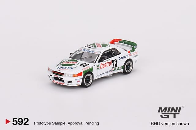 Mini GT Nissan Skyline GTR R32 GR A 23 1990 Macau Guia Race Winner