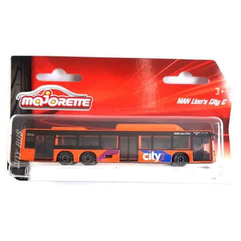 Majorette Man City Bus - Orange