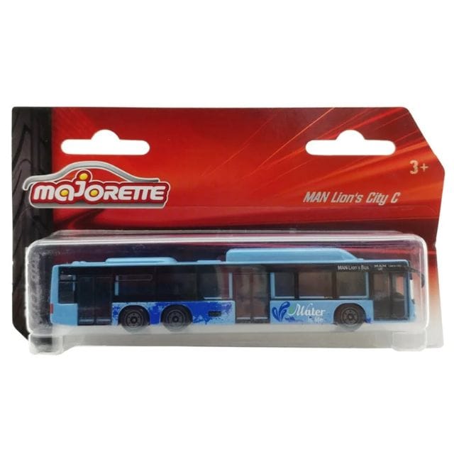 Majorette Man City Bus - Blue