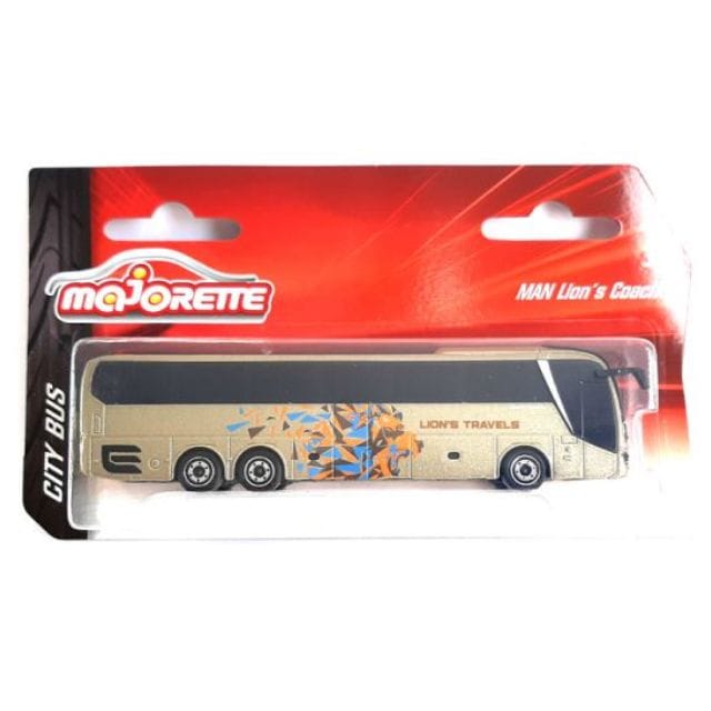 Majorette Man City Bus - Gold