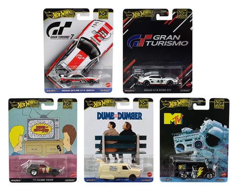 Hot Wheels Pop Culture 2024 - Set of 5 Cars