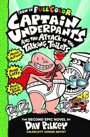 Captain Underpants 02: The Attack Of The Talking Toilets Paperback