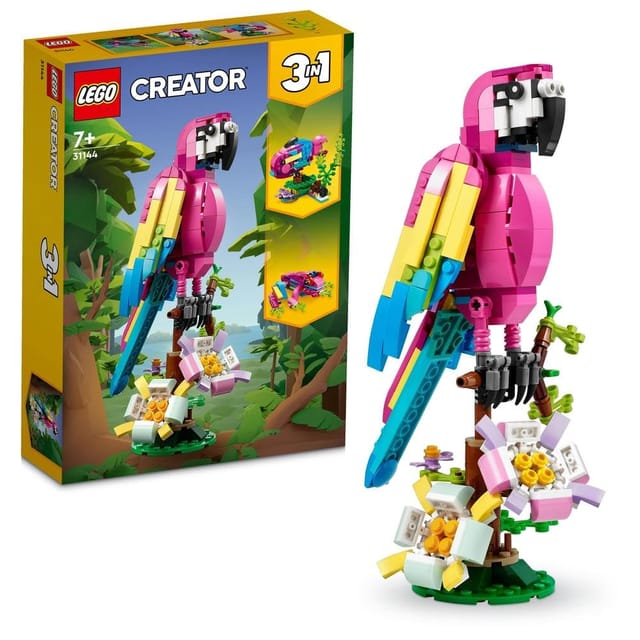 Lego Creator Exotic Pink Parrot 31144