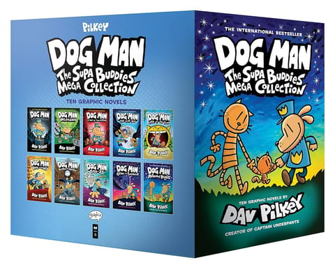 Dog Man: The Supa Buddies Mega Collection (Dog Man #1-10 Boxed Set)