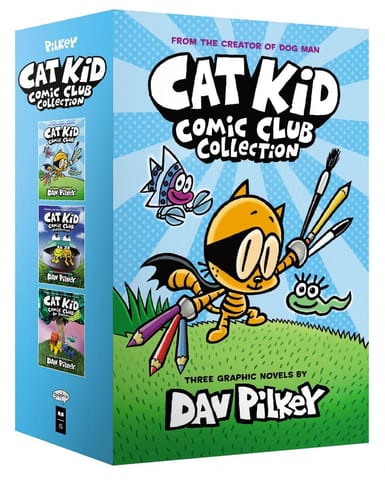 Cat Kid Comic Club: The Trio Collection (#1-3) By Dav Pilkey