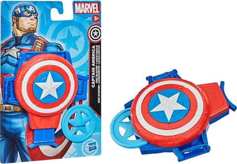 Hasbro Marvel Captain America Shield Gauntlet Disc Blaster
