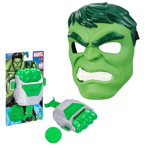 Hasbro Marvel Hulk Mask Hero & Gamma Blaster with Disc