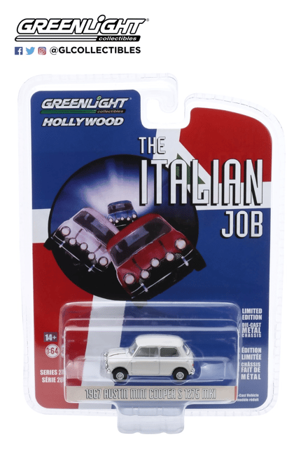 Greenlight Hollywood Diecast - 1967 Austin Mini Cooper S 1275 MKI - White