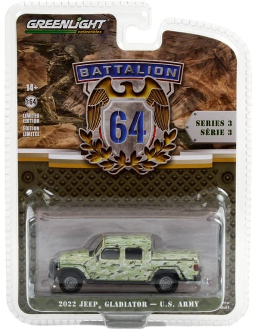 Greenlight Diecast 2022 Jeep Gladiator - US Army