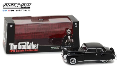 Greenlight Hollywood Diecast - The Godfather - 1941 Lincoln Continental - 1:43