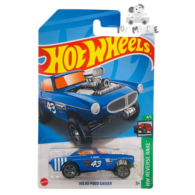 Hot Wheels HW Reverse Rake Volvo P1800 Gasser