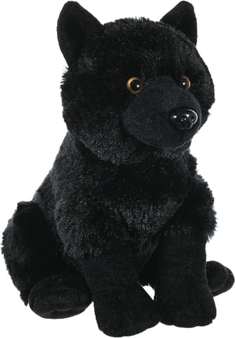 Wild Republic Cuddlekins Black Wolf