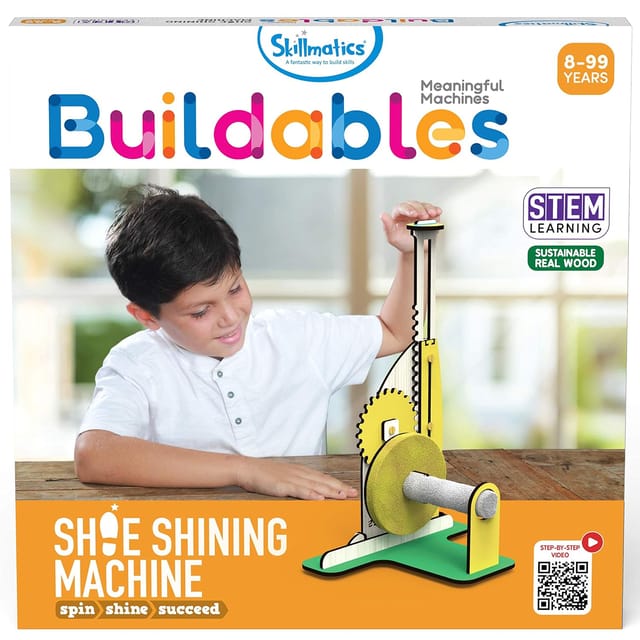 Skillmatics Buildables Shoe Shining Machine