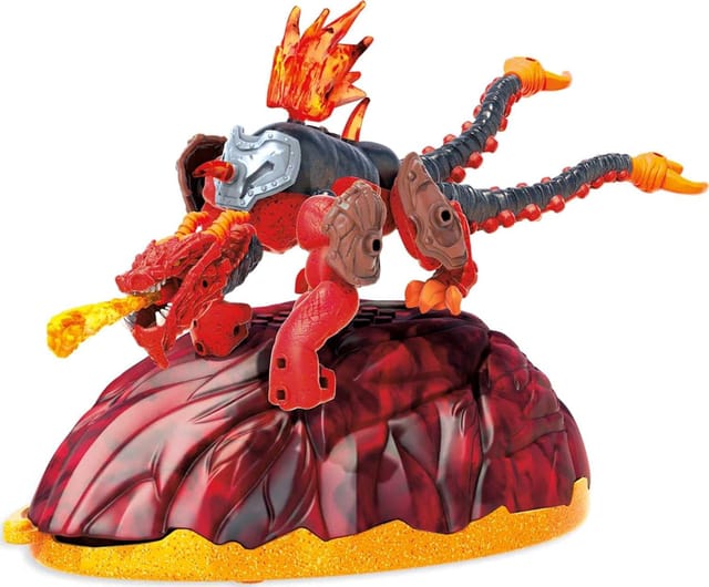 Mega Construx Breakout Beasts 2-in-1 Fusion Beast Construction Set with  Buildable Figures With Slime