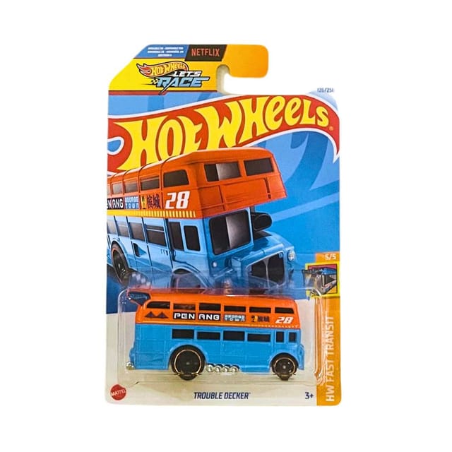 (Card Damaged/ Blister Broken) Hot Wheels HW Fast Transit Trouble Decker