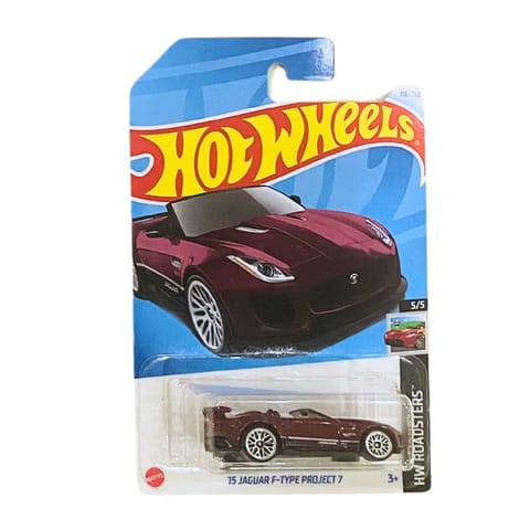 (Card Damaged/ Blister Broken) Hot Wheels HW Roadsters '15 Jaguar F-Type Project 7