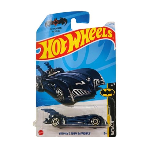 (Card Damaged/ Blister broken) Hot Wheels Batman & Robin Batmobile