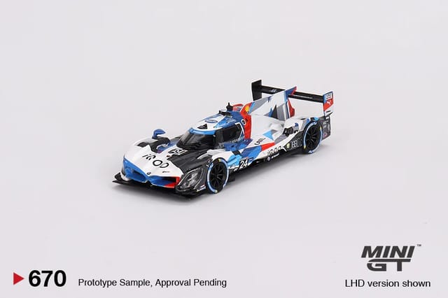 Mini GT BMW M Hybrid V8 GTP 24 BMW M Team RLL 2023 IMSA Daytona