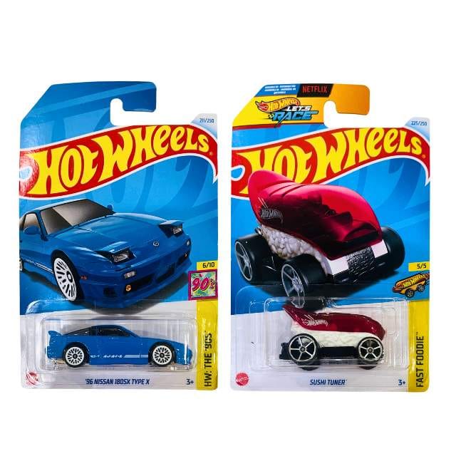 Hot Wheels HW: The '90s '96 Nissan 180SX Type X And Fast Foodie