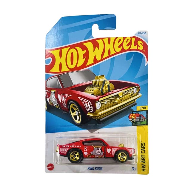Hot Wheels HW Art Cars King Kuda (Card sllightly damaged)