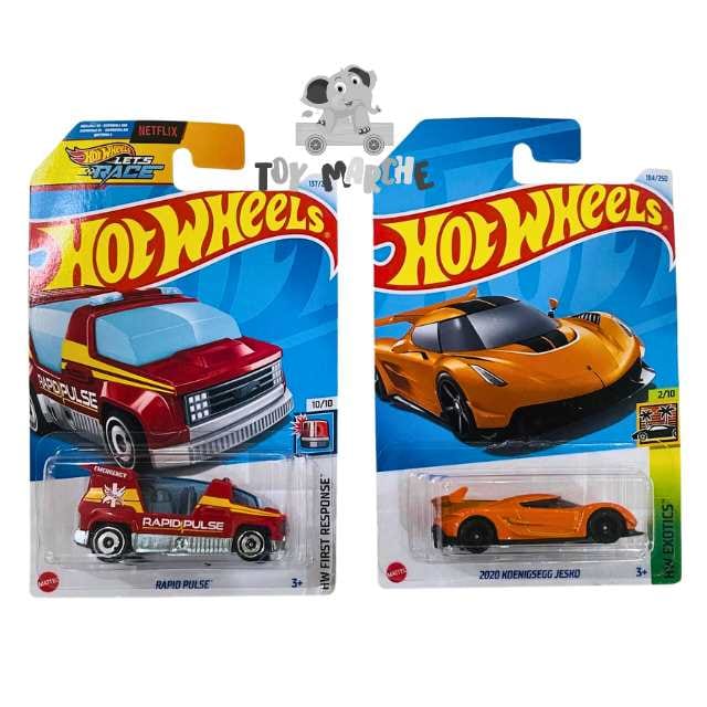 Hot Wheels HW Exotics 2020 Koenigsegg Jesko And HW First Response Rapid Pulse