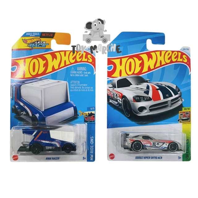 Hot Wheels HW Exotics Dodge Viper SRT10 ACR And HW Ride-Ons Rink Racer