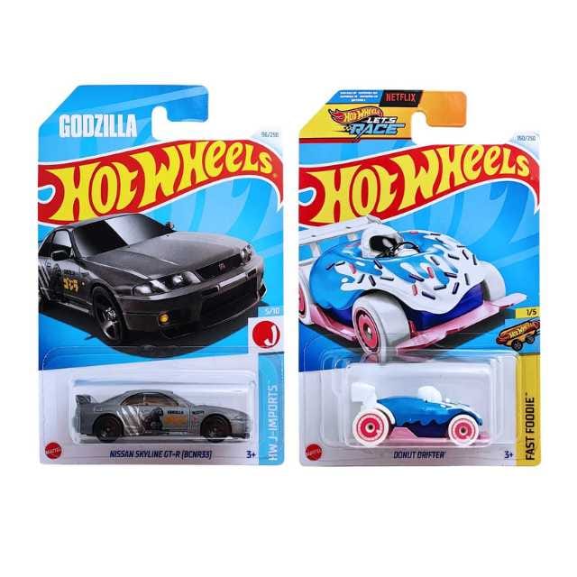Hot Wheels HW Imports Nissan Skyline GT-R (BCNR33) And Fast Foodie Donut Drifter