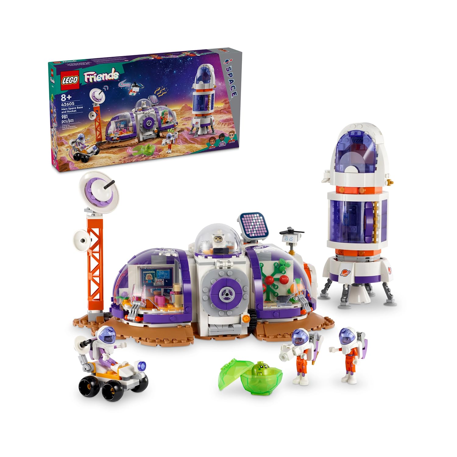 LEGO Friends Mars Space Base and Rocket Toy 42605 981 Pieces