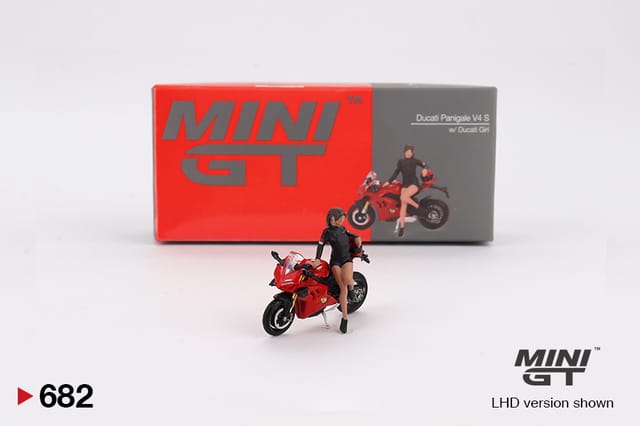 Mini GT 682 Ducati Panigale V4 S w/ Ducati Girl