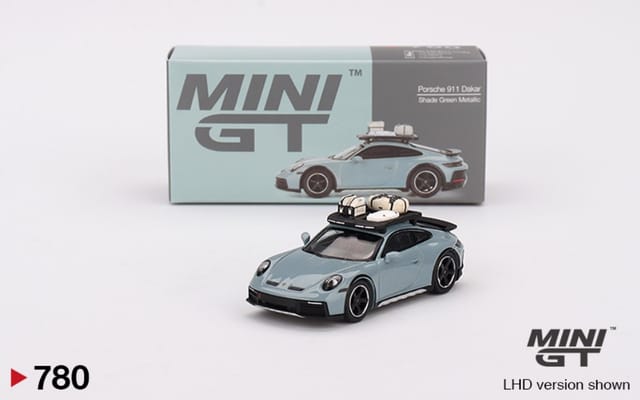 Mini GT Porsche 911 Dakar - Shade Green Metallic