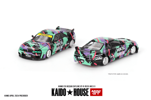 Mini GT Kaido House Nissan Skyline GT-R (R33) HKS V1