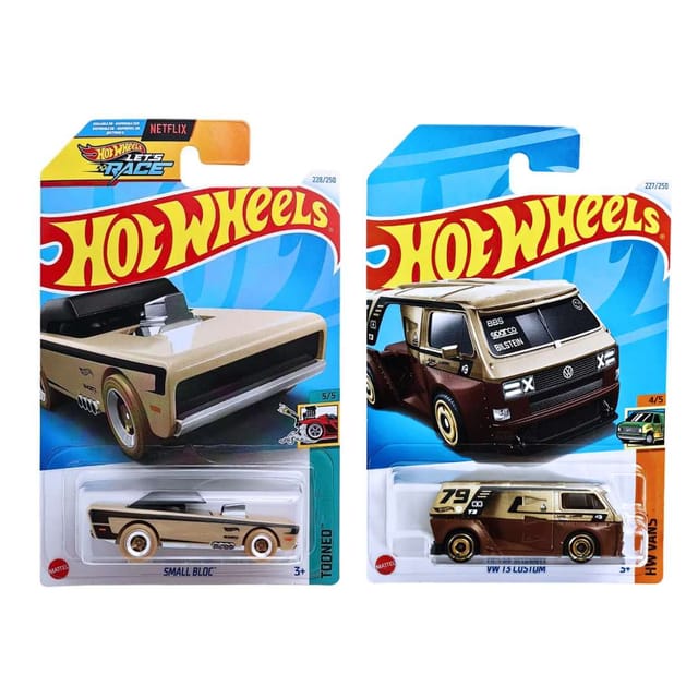 Hot Wheels HW Vans VW T3 Custom And Tooned Small Bloc